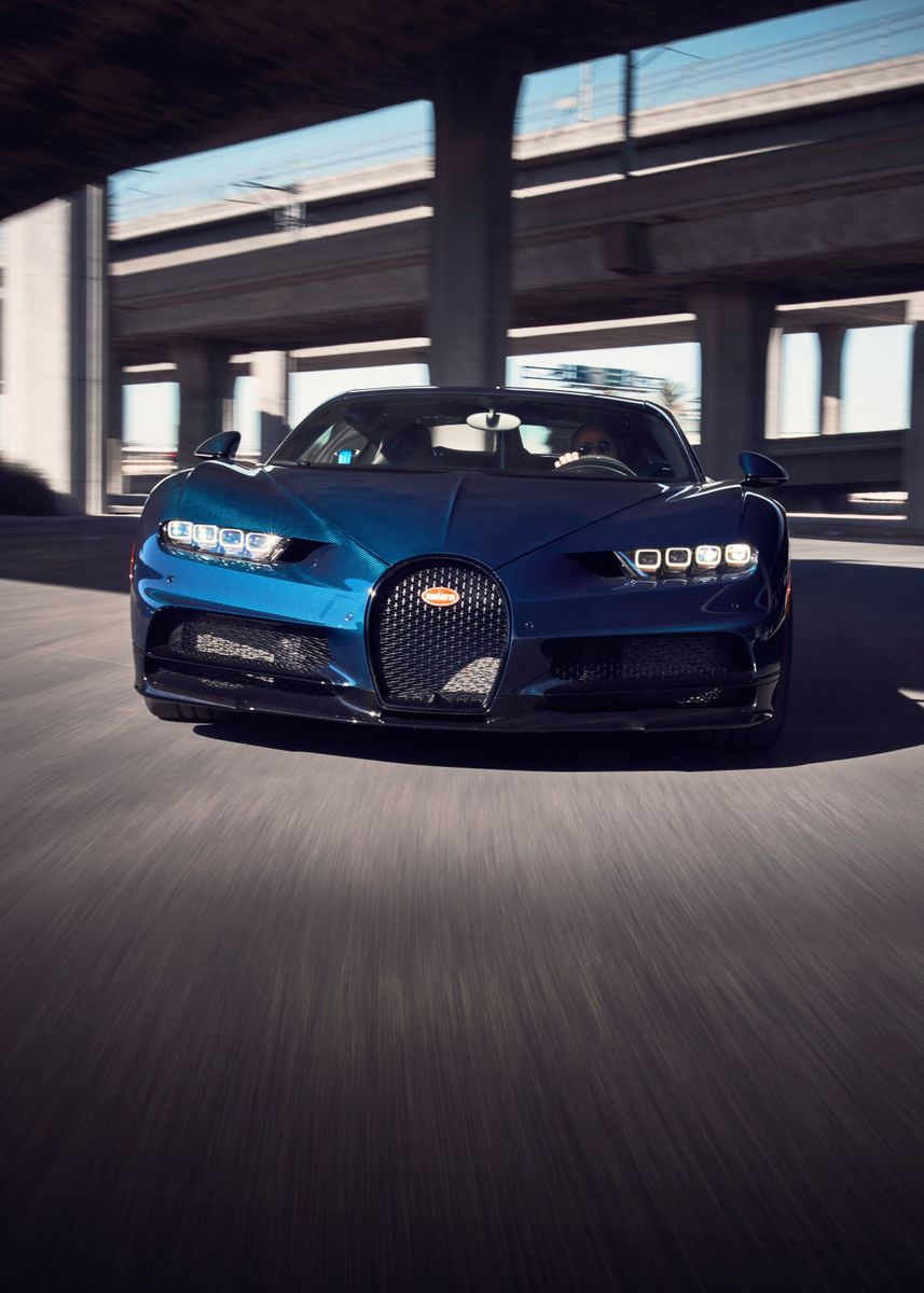 'Bugatti Chiron Pur Sport' Poster, picture, metal print, paint by ...