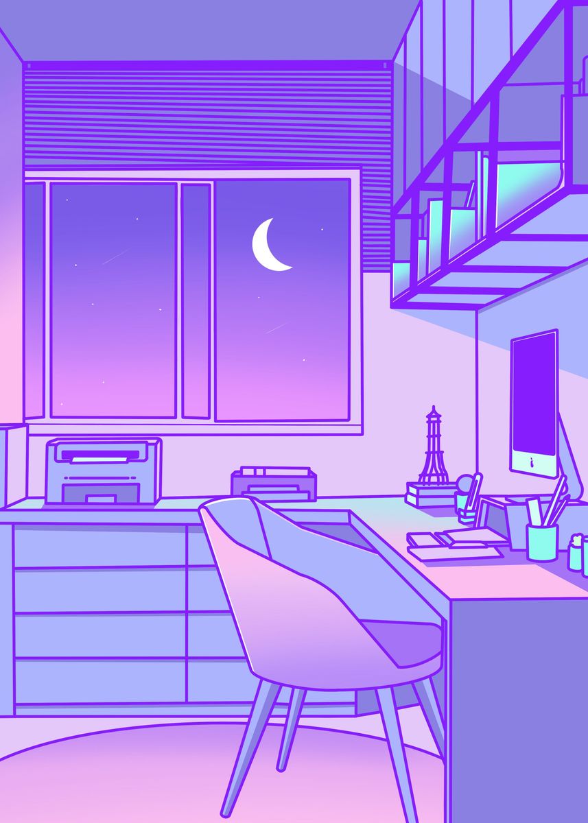 'Comfortable Workspace' Poster, picture, metal print, paint by Adriel ...