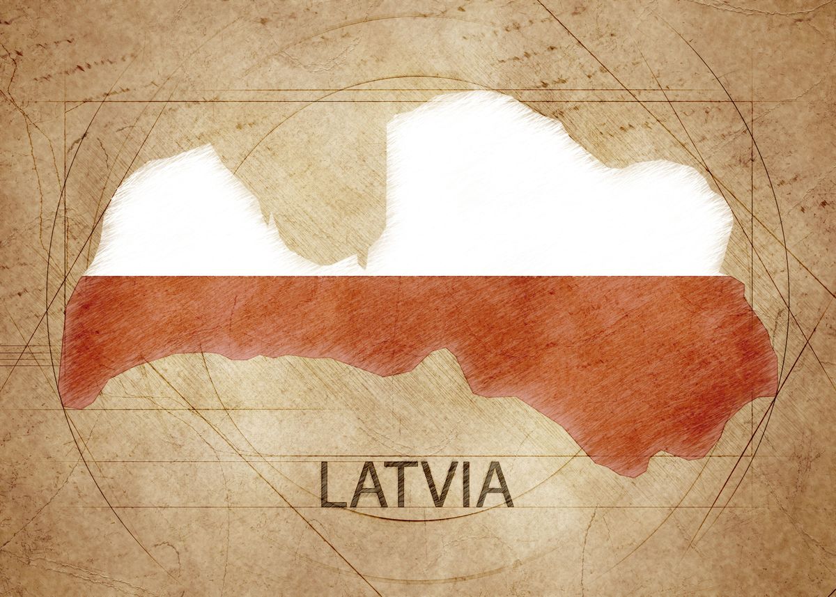 'Latvia' Poster by Luvy | Displate