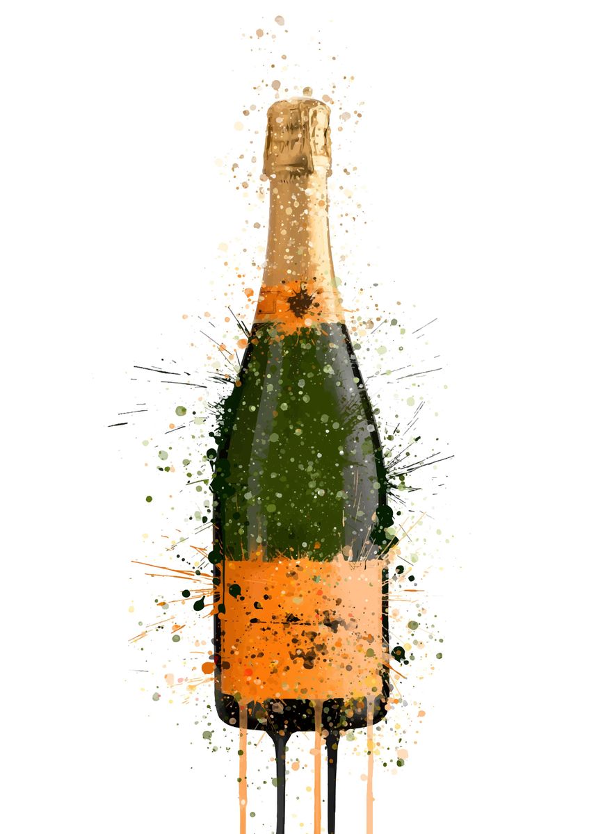 Veuve Clicquot Champagne' Poster by Izu