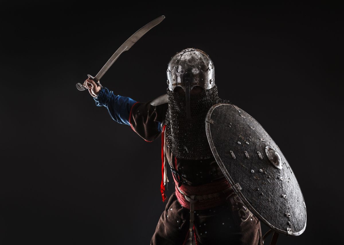 'Medieval warrior' Poster by Getmilitaryphotos Pro | Displate