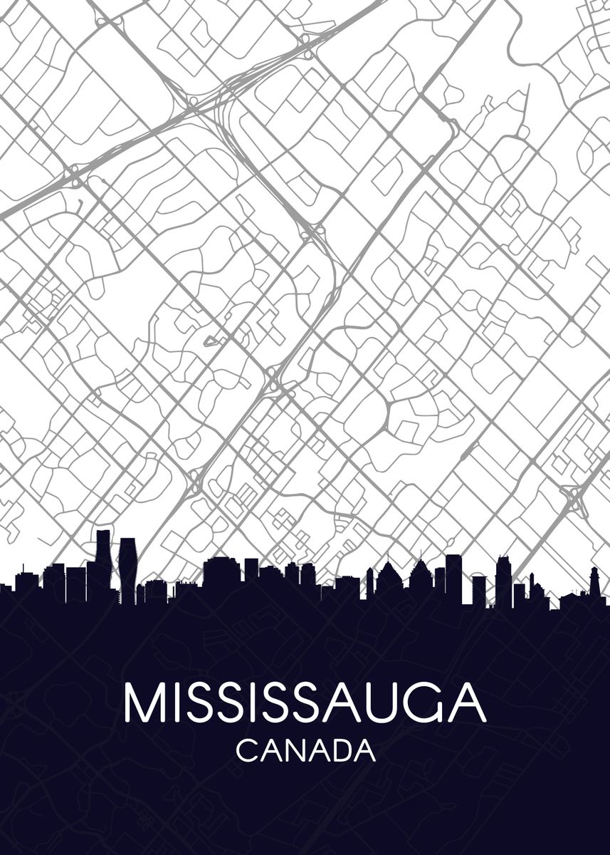 'Mississauga Canada' Poster by Urrutia German Displate