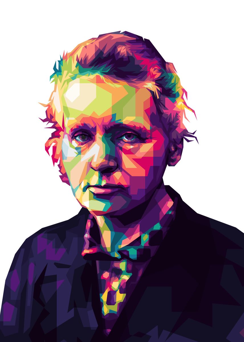 marie curie in color