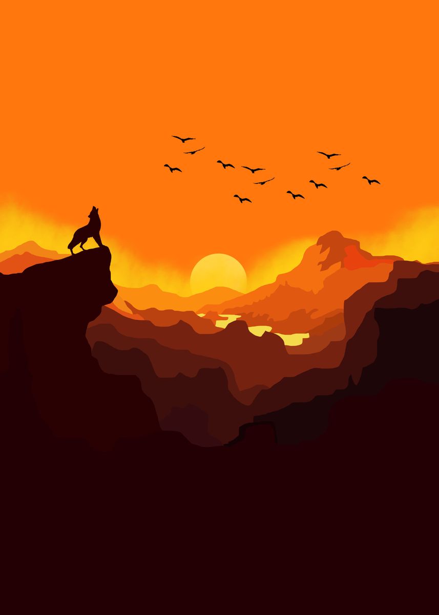 'Landscapes 001' Poster by Azlan Xavier Displate