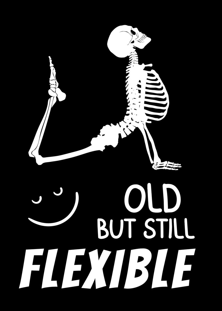 'Yoga Halloween Stretch ' Poster by Millionaire Quotes Displate