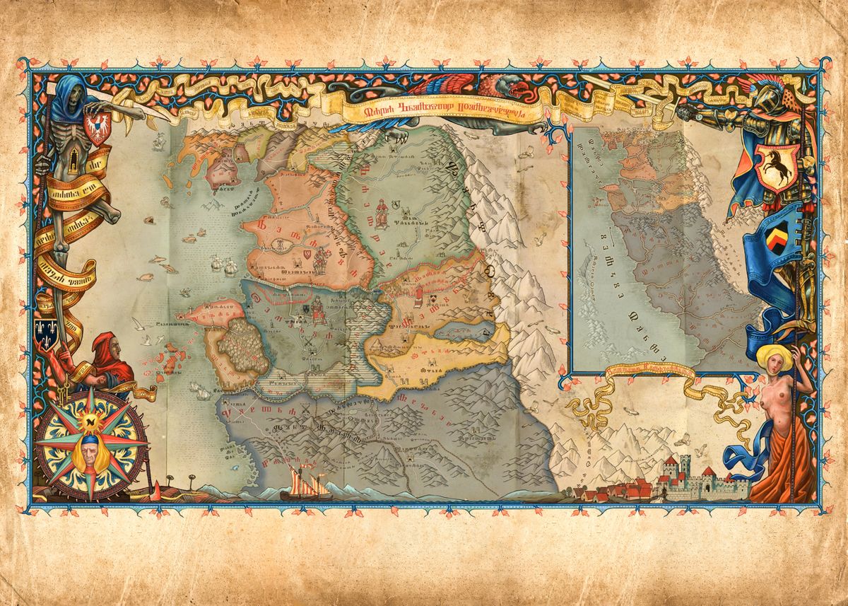 The Continent Poster By Witcher 3 Displate   B1cb9c1bc0cc1b33442f09511d38827b B283bc9af98daf06114316ffbae9a552 