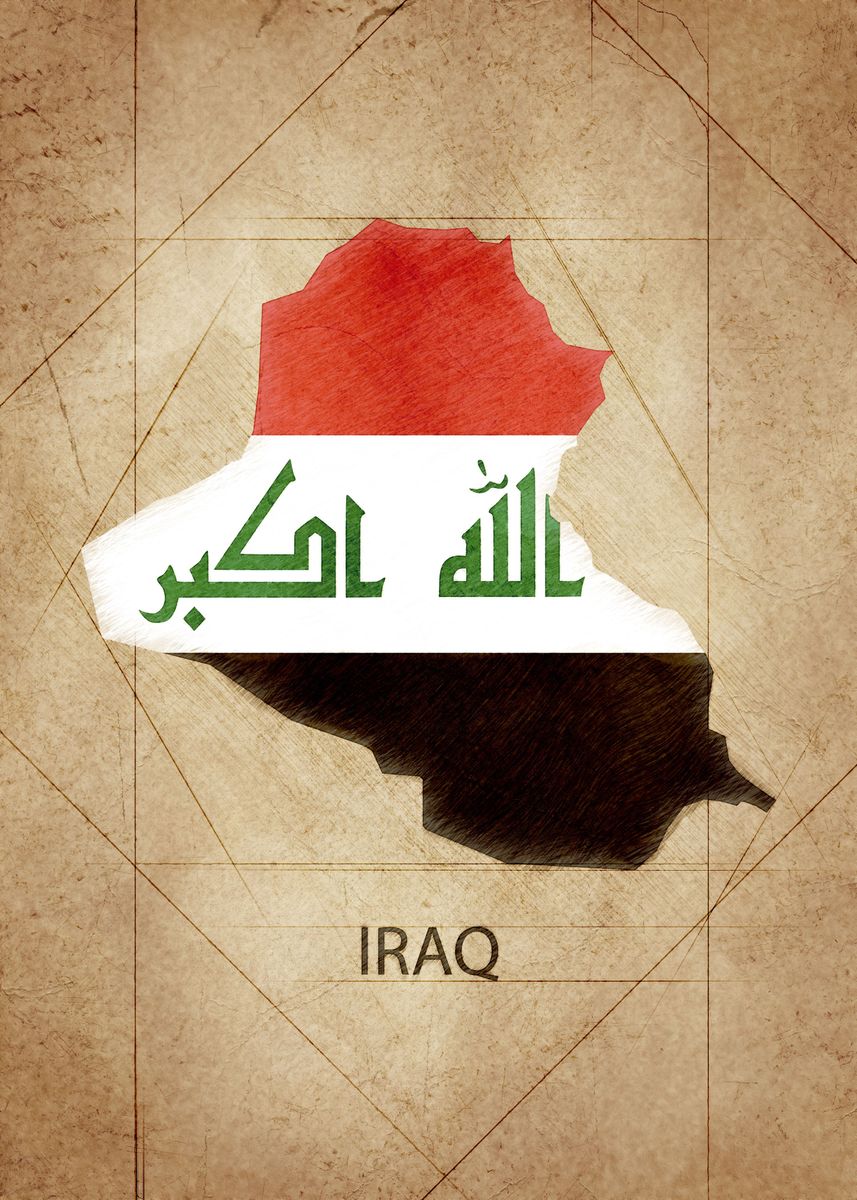 Iraq Poster By Luvy Displate 85d6be022b3aa9f4dd92361479220c63 A75bcfc4b15d69d20d6f3e3b55ee0f6a