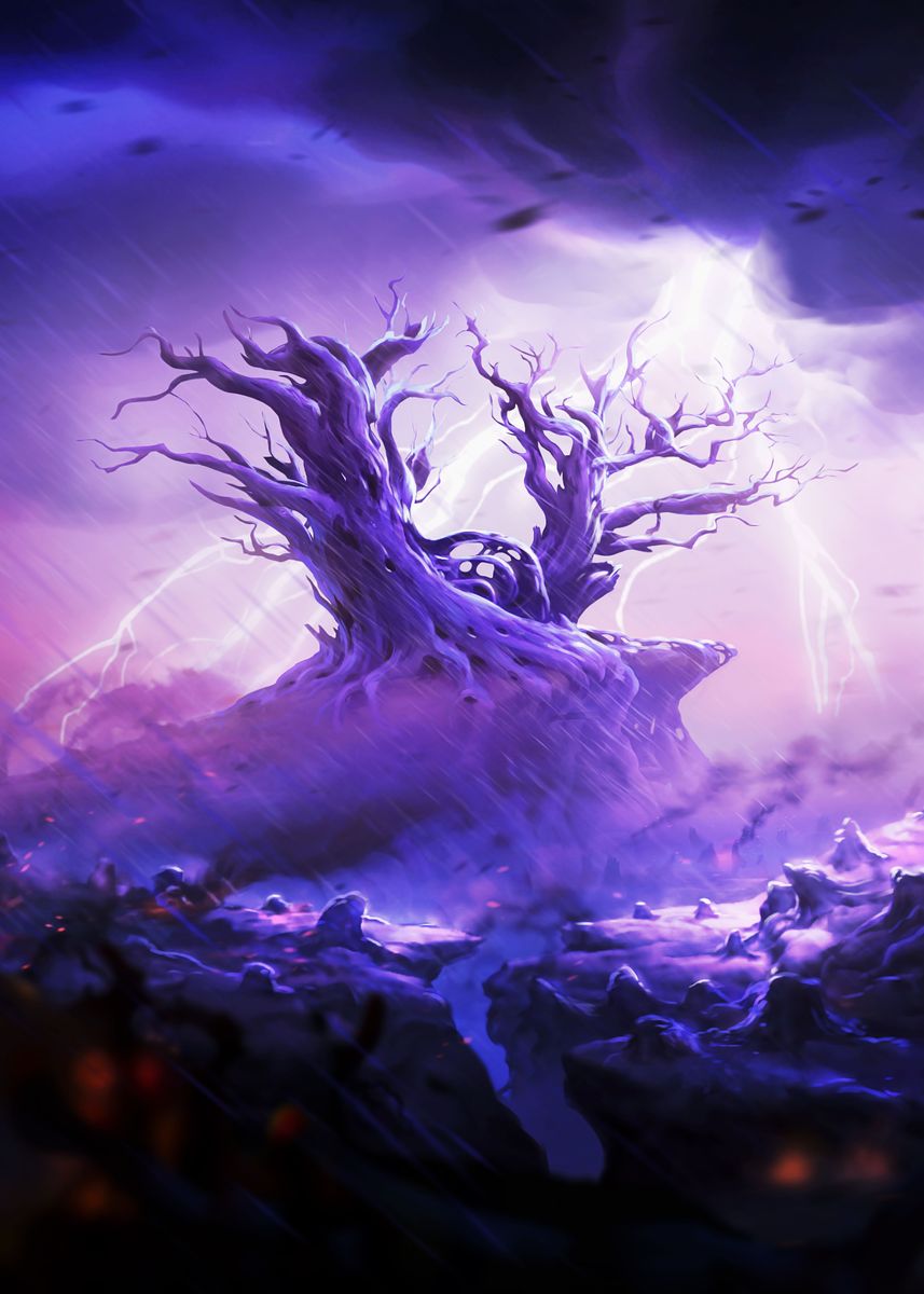 'FANTASY TREE' Poster by Shock Wave | Displate