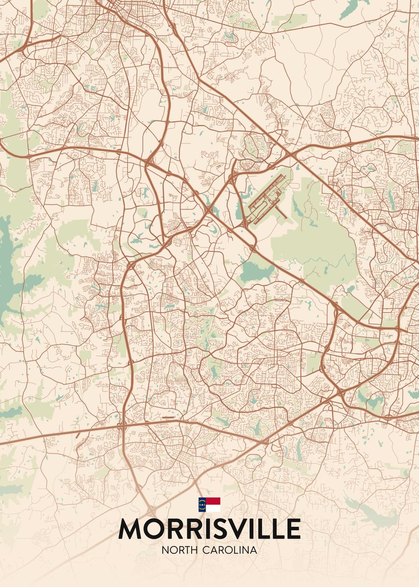 'Morrisville NC' Poster by IMR Designs Displate