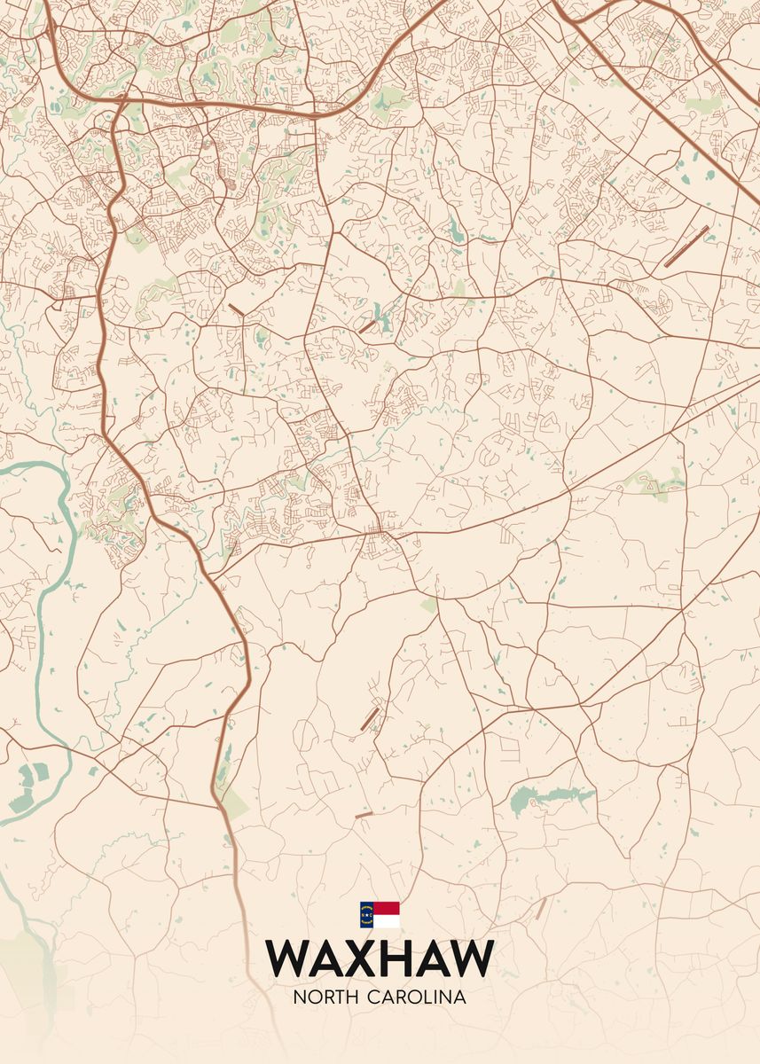 'Waxhaw NC' Poster by IMR Designs Displate