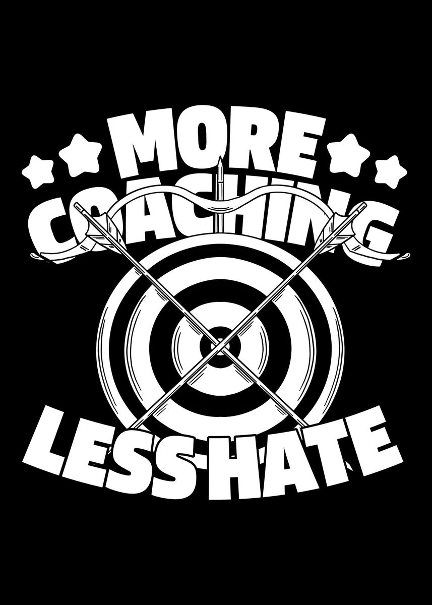 'Archery Archery Coach' Poster by CrazySquirrel Displate
