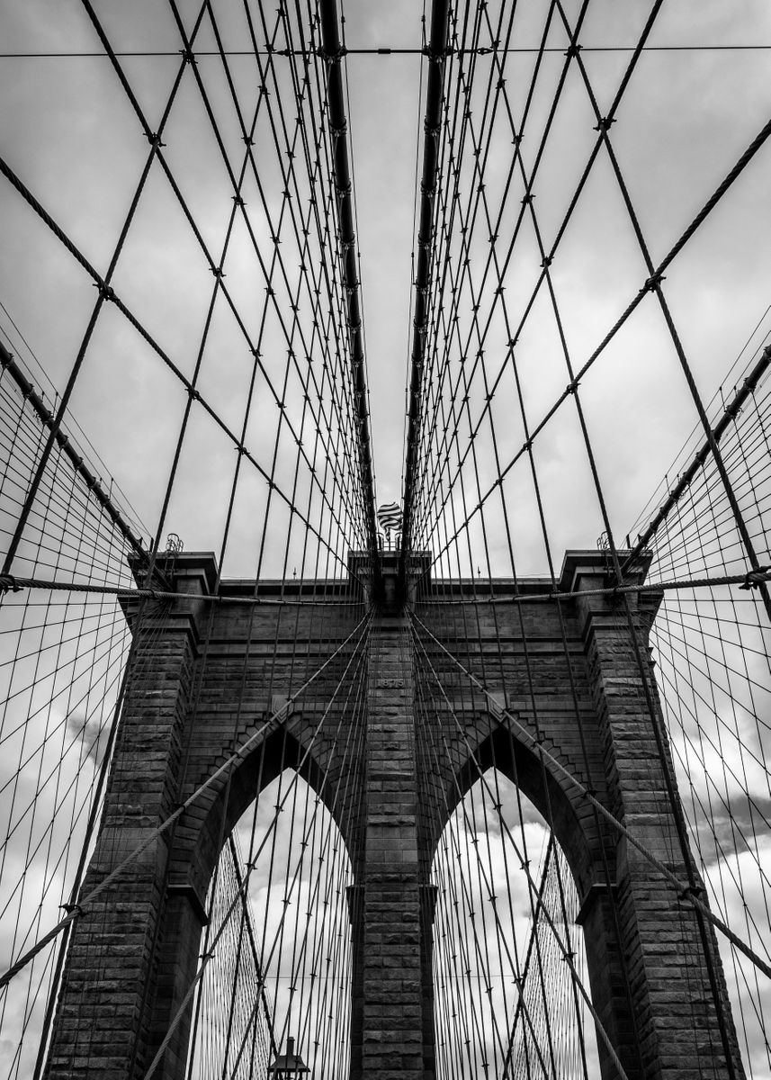 'Brooklyn bridge New York ' Poster by nicolas stempien lauff Displate