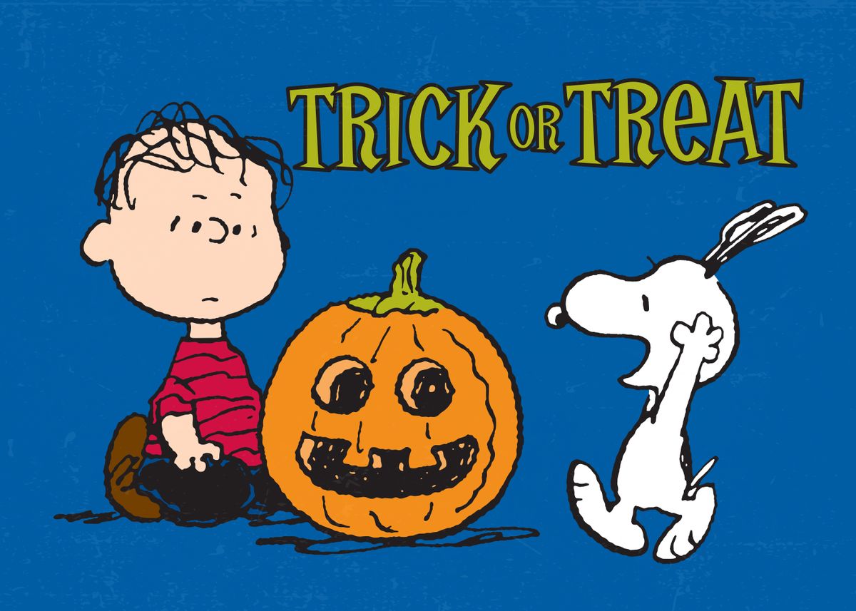 'Trick Or Treat Snoopy' Poster by Peanuts | Displate