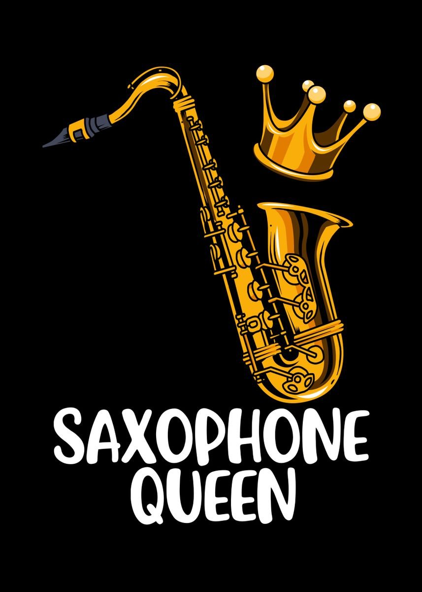 Saxophone Women Jazz Music Poster By Pangolinarts Displate