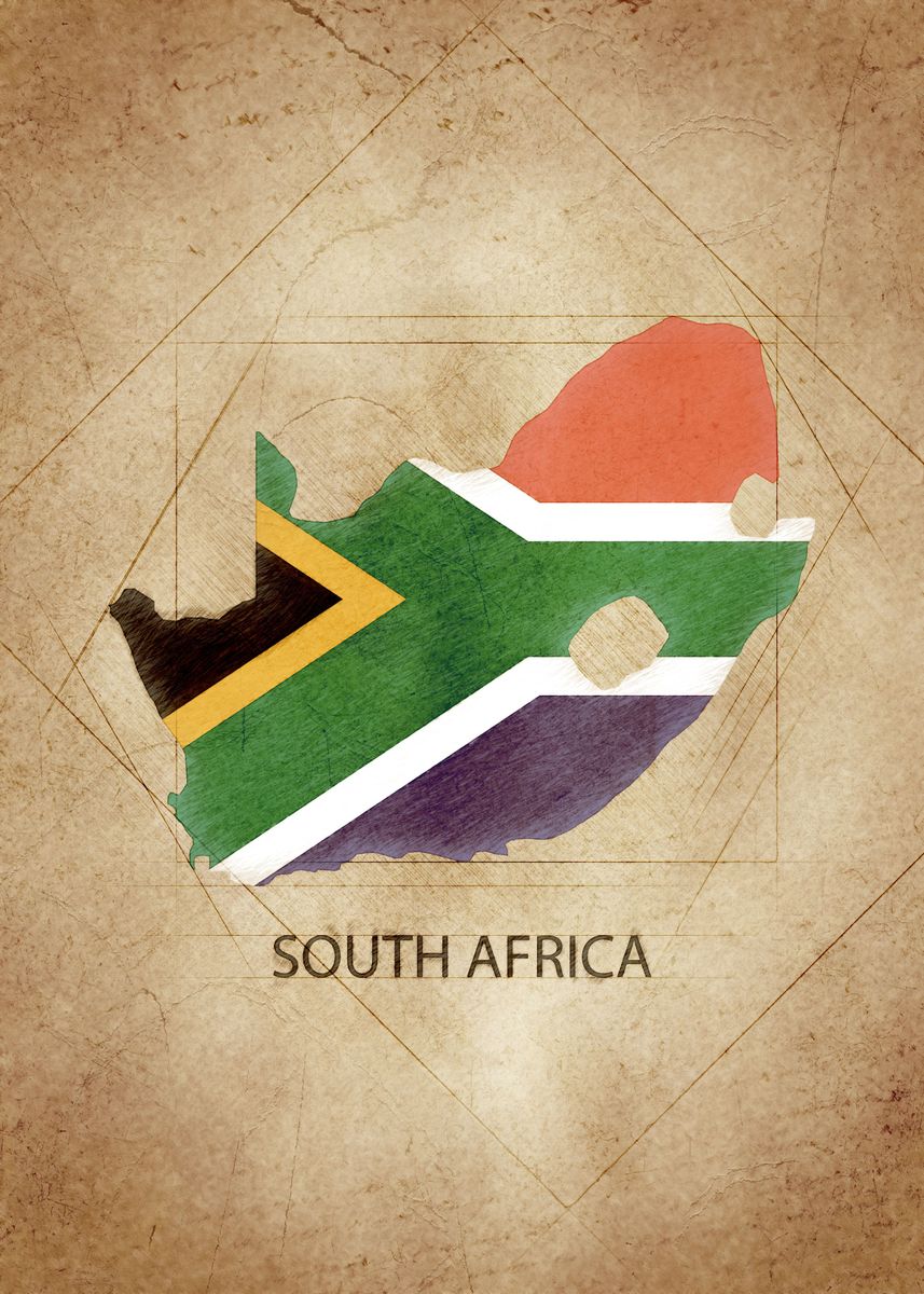 'South Africa' Poster by Luvy | Displate