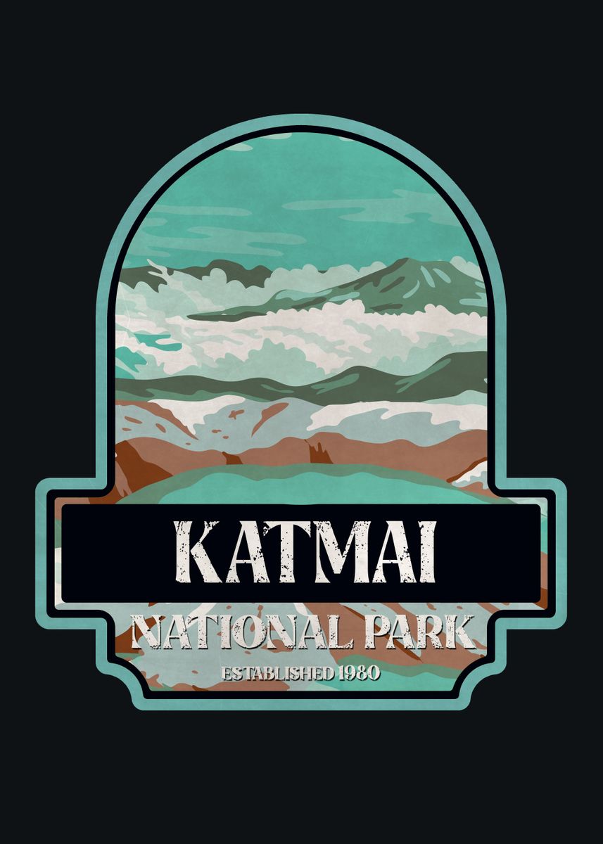 ‘Katmai National Park’ Poster by XandYart | Displate