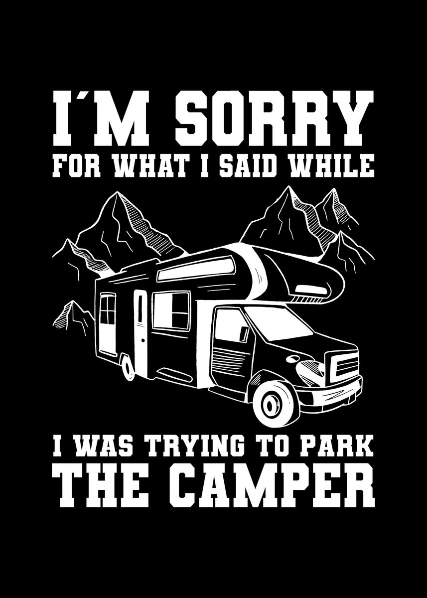 'Camping Gift Ideas' Poster by TW Design | Displate