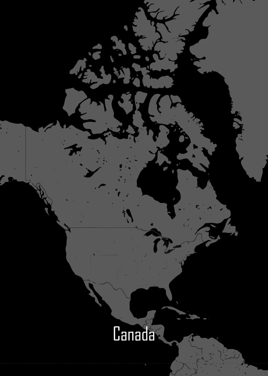 'Canada' Poster by Dede Wiradinata Displate