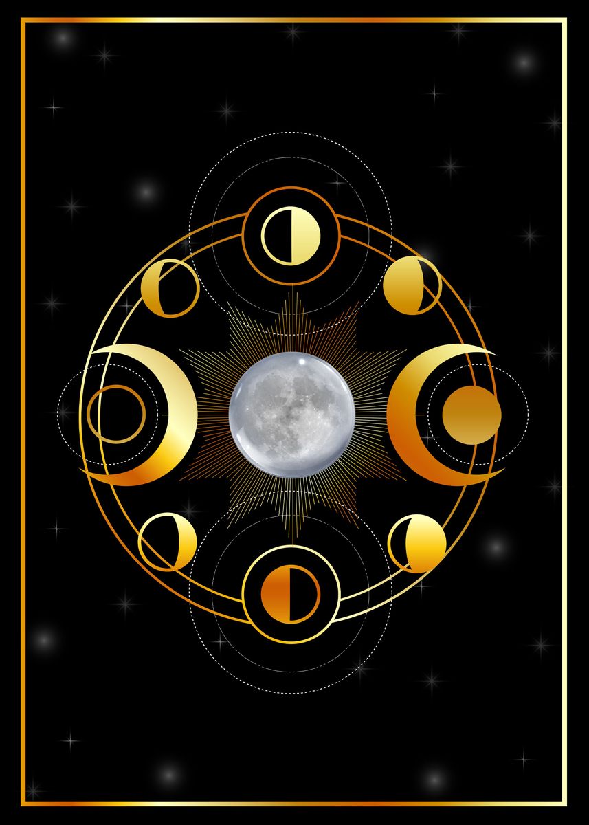 'triple goddess pagan wicca' Poster, picture, metal print, paint by ...