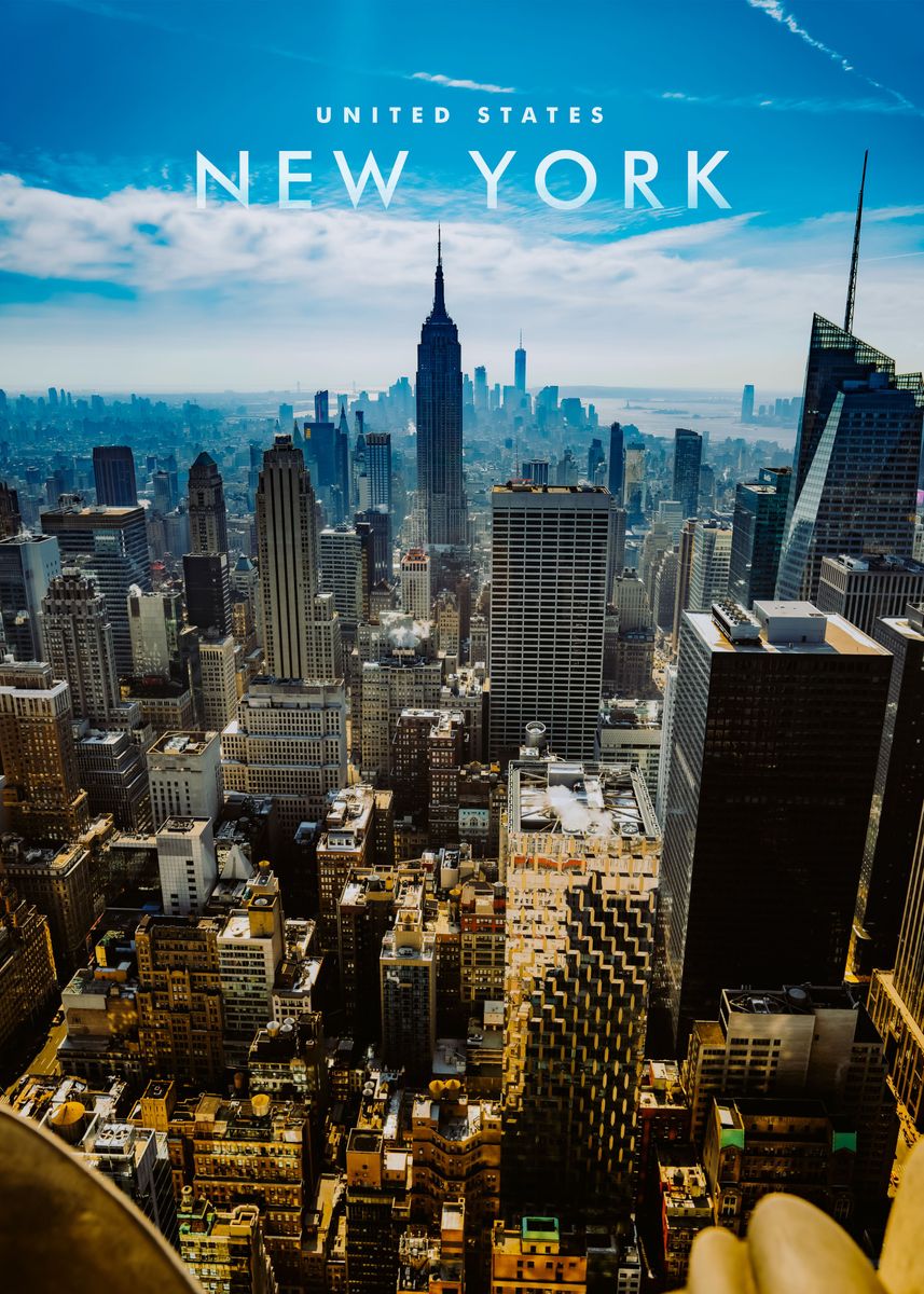 'new York Skyscraper' Poster, Picture, Metal Print, Paint By Oneil 