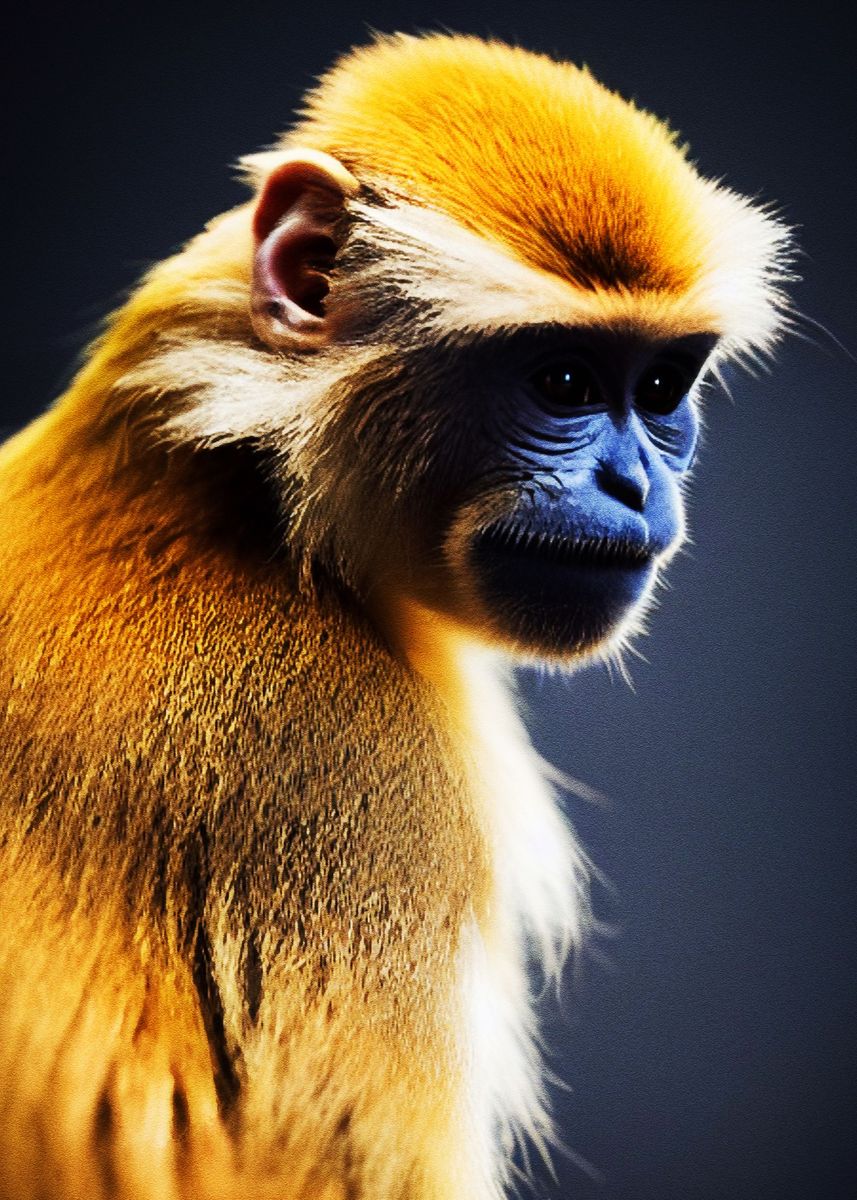 'Yellow Monkey ' Poster by Muh Asdar Displate