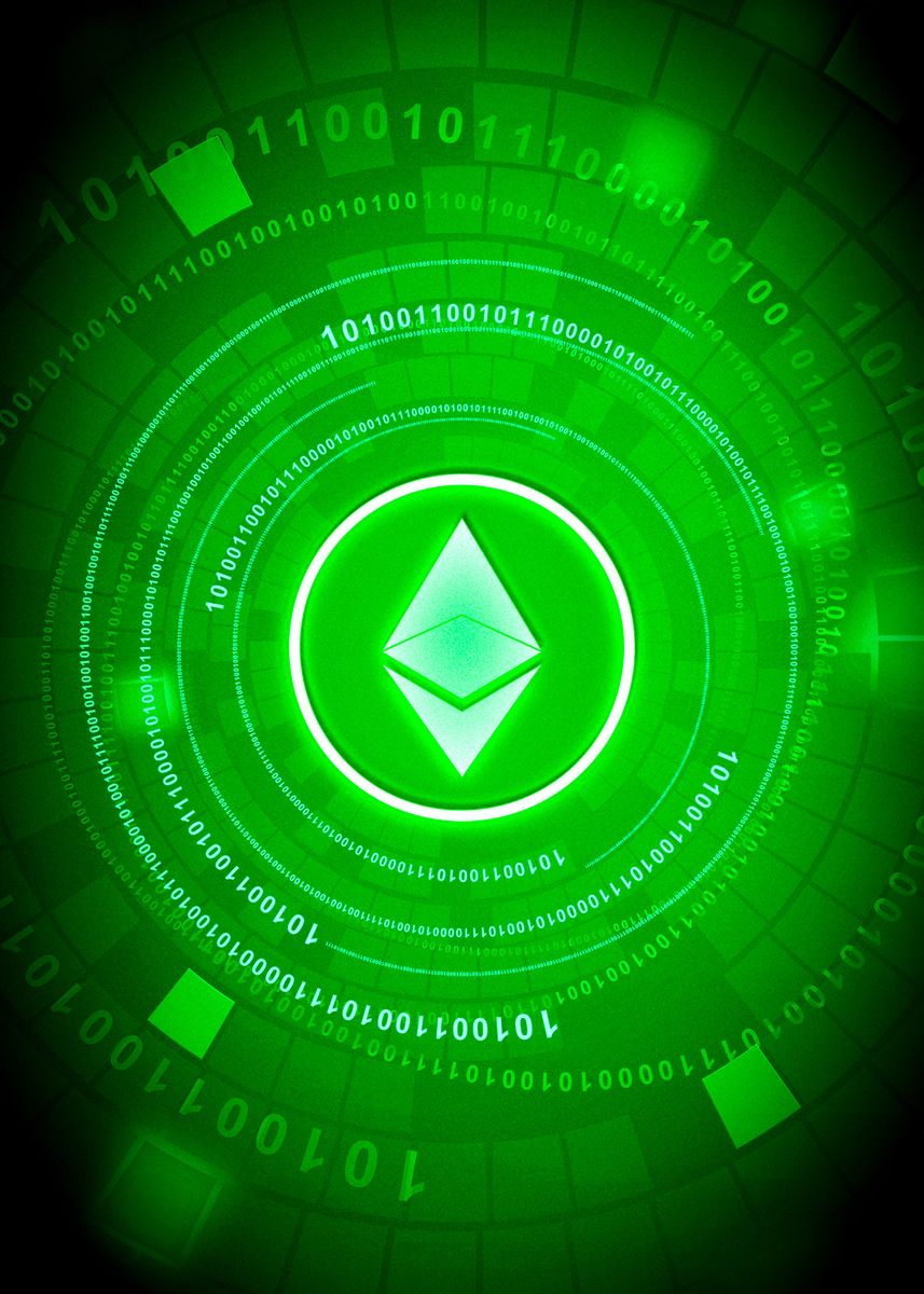 'Ethereum ETH' Poster by Black Iris Displate