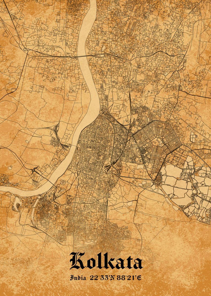 'Kolkata' Poster by HEMERSON Displate