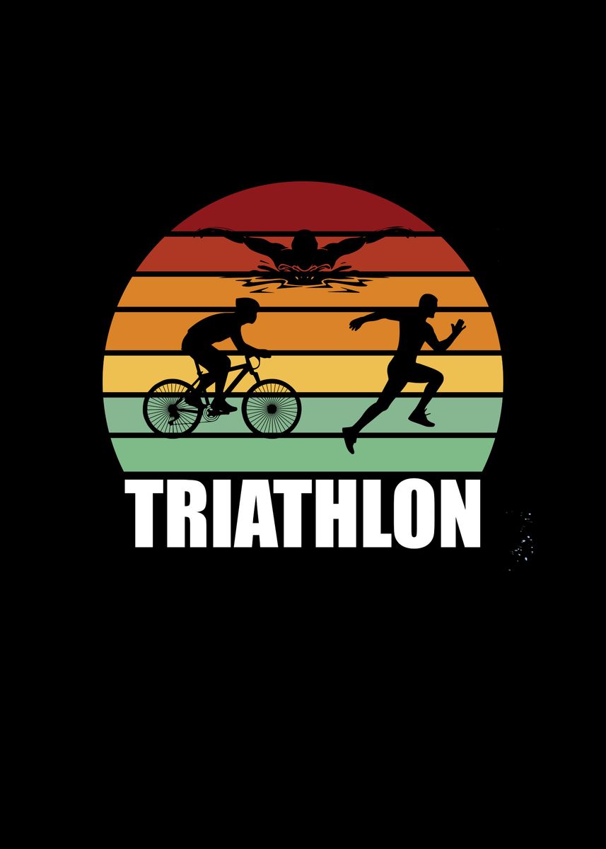 Triathlon' Poster bananadesign |
