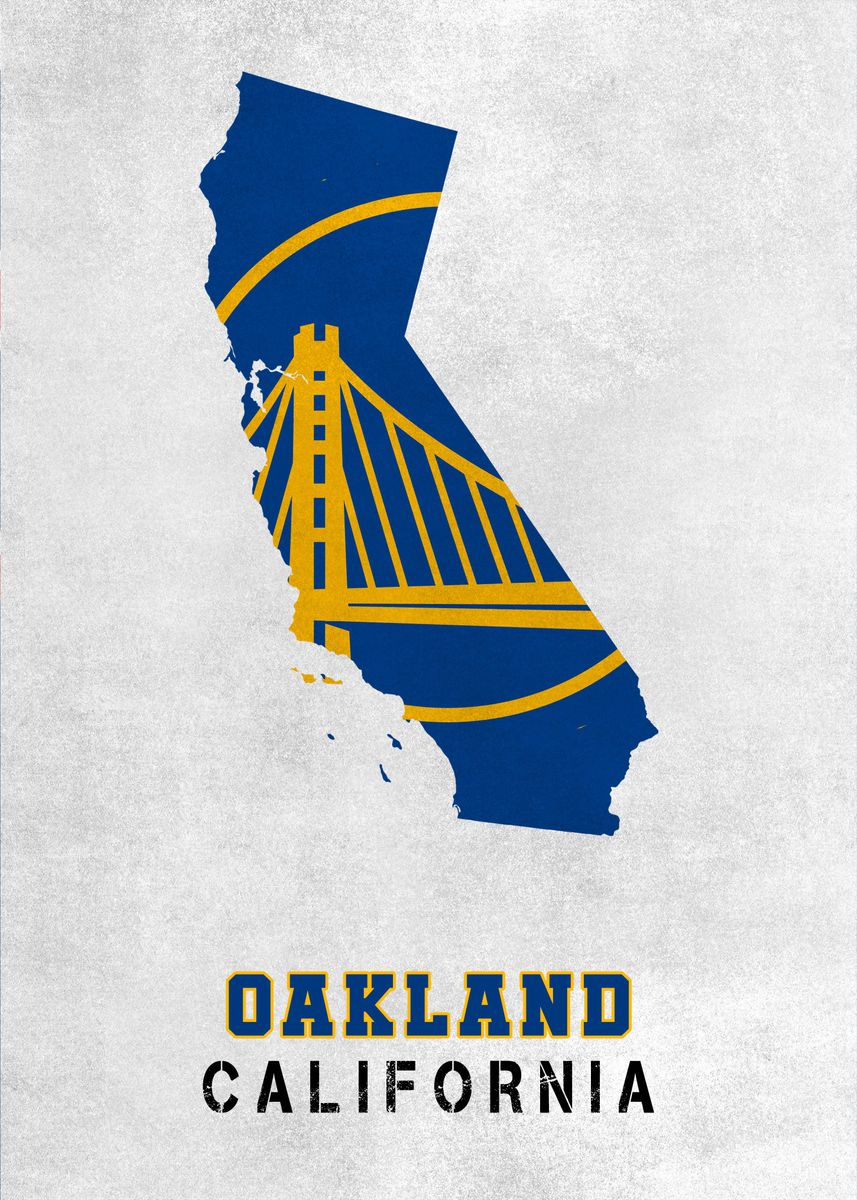 'Oakland California State ' Poster by Katty Displate