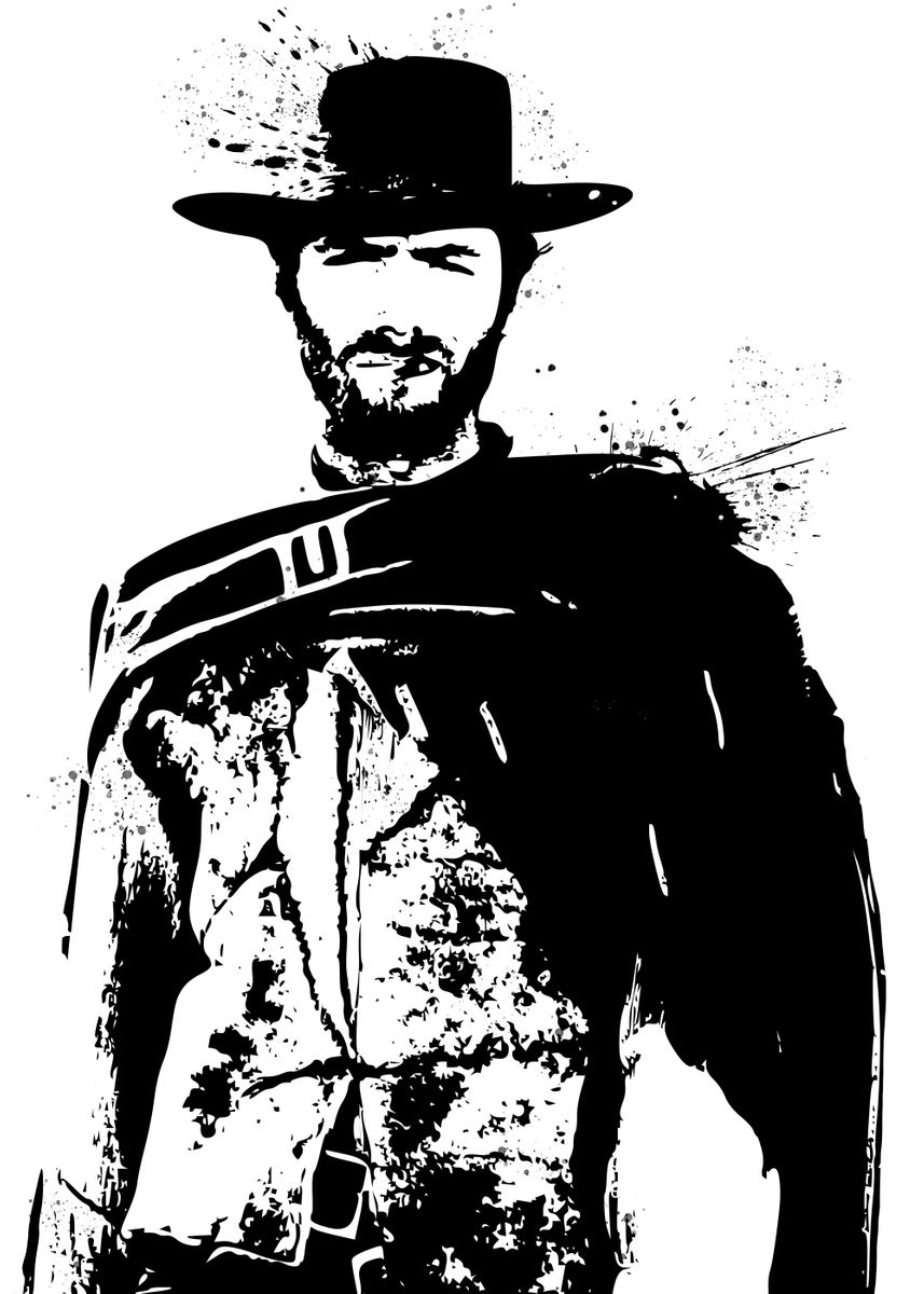 'The Good The Bad The Ugly' Poster, picture, metal print, paint by