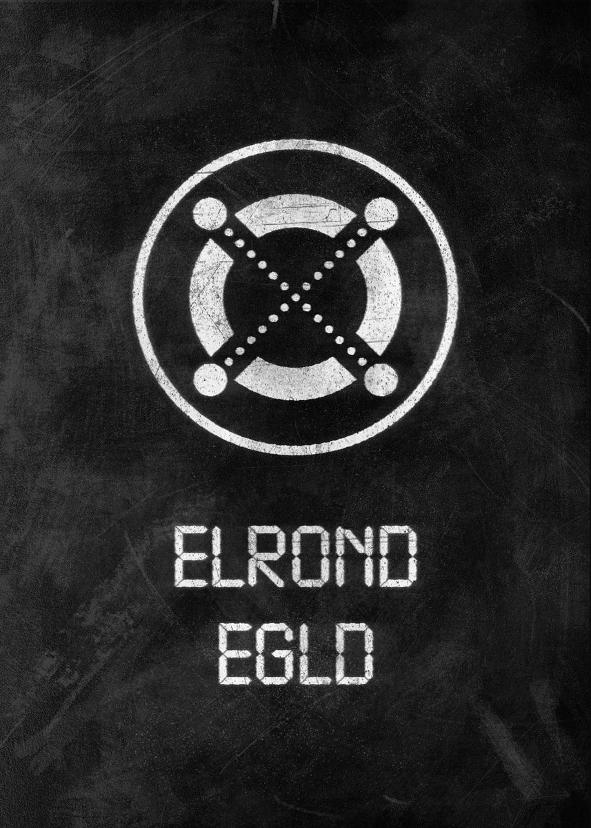 Elegerd 'Elrond EGLD' Poster, picture, metal print, paint by Luvy | Displate