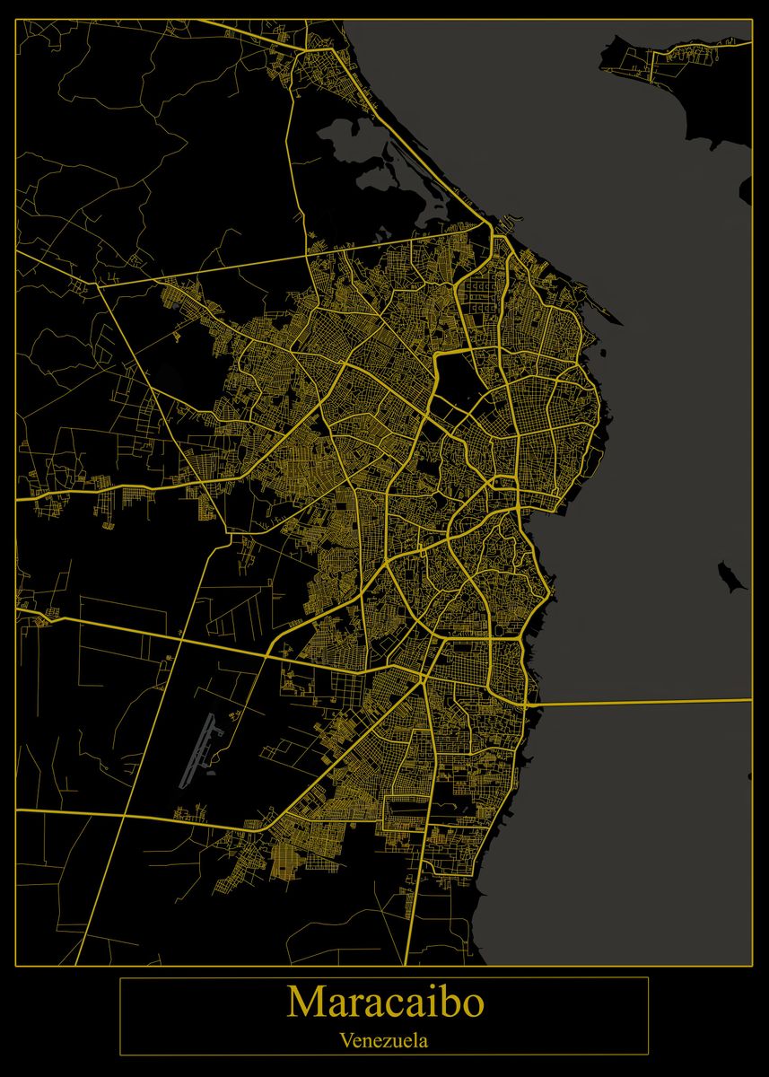 'Maracaibo Venezuela' Poster by Zake Yonkou Displate