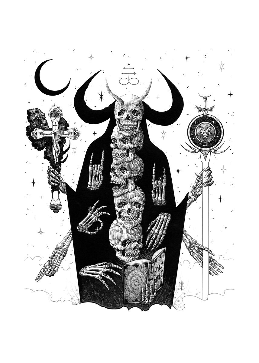 'False Idol' Poster by DarkTransmissions Displate