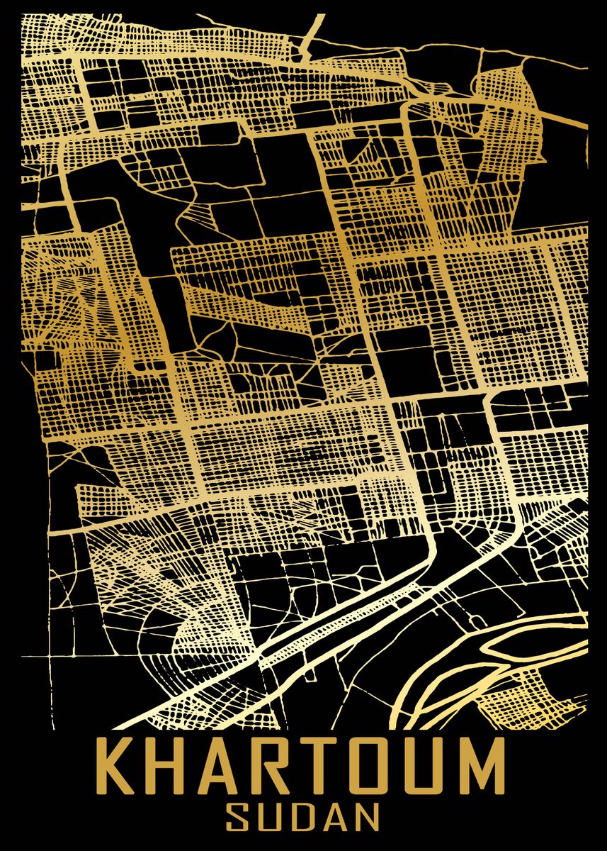 Khartoum Sudan City Map Poster Picture Metal Print Paint By   740b48a6656f426c1ce29f57ee97be1f B5ecd50088d24c973f88cd6bb6f8e66e 