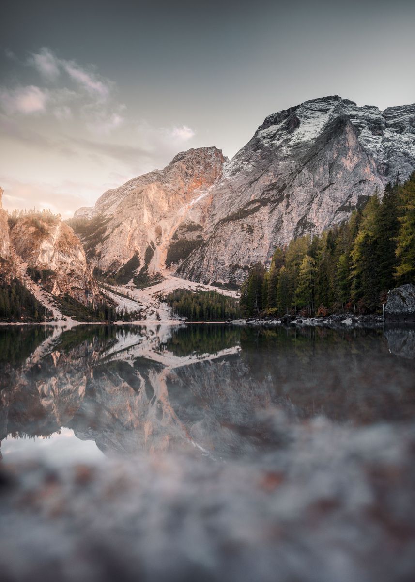 'Lago Di Braies 7' Poster, picture, metal print, paint by Cedric Rehm ...