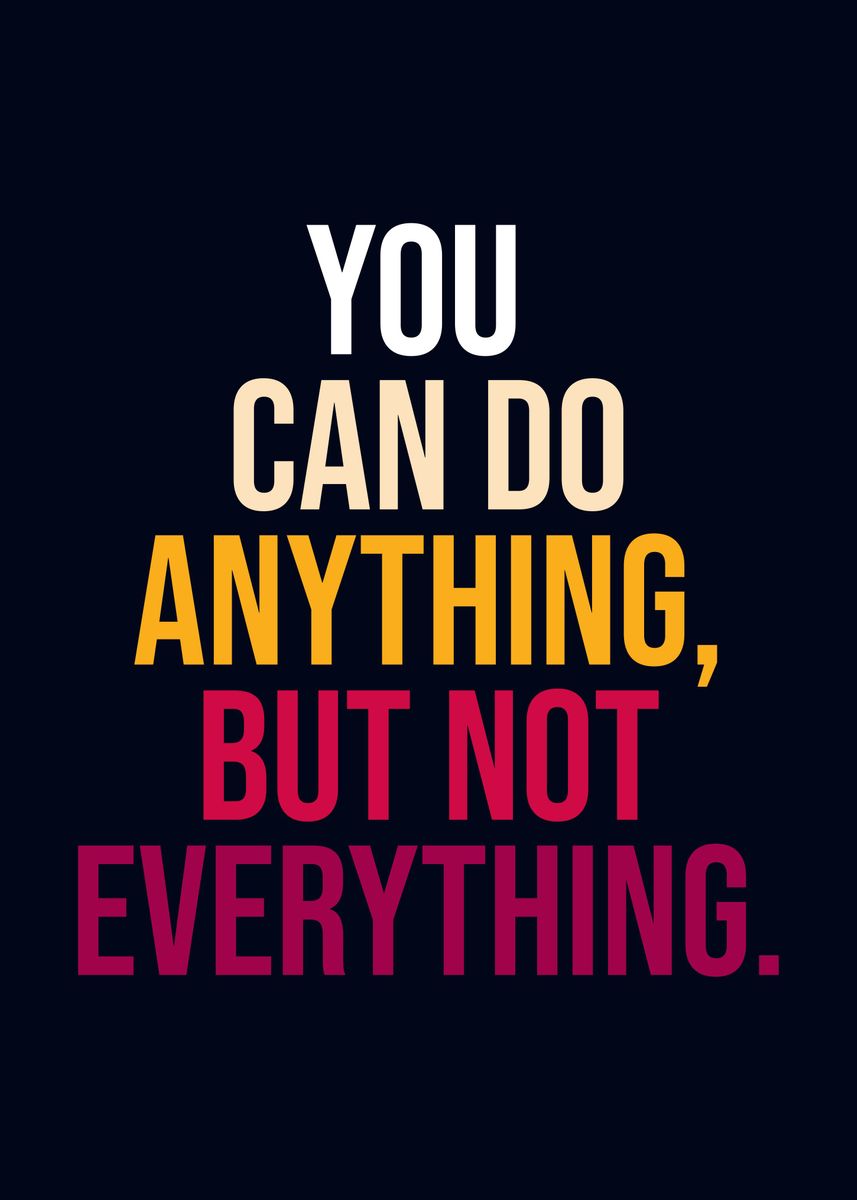 'You Can Do' Poster by Pop art Studio | Displate