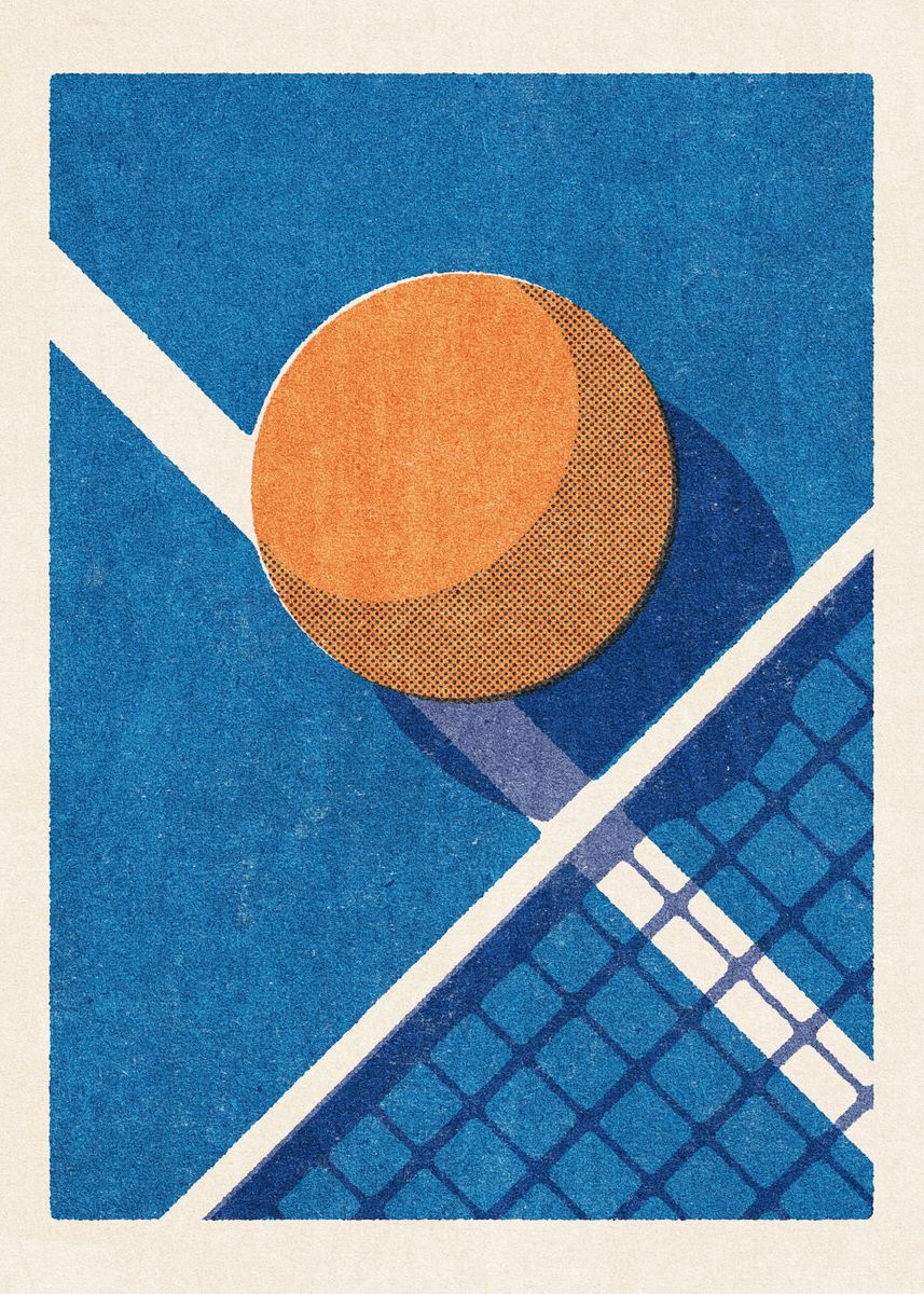 'Table Tennis II' Poster, picture, metal print, paint by Daniel ...