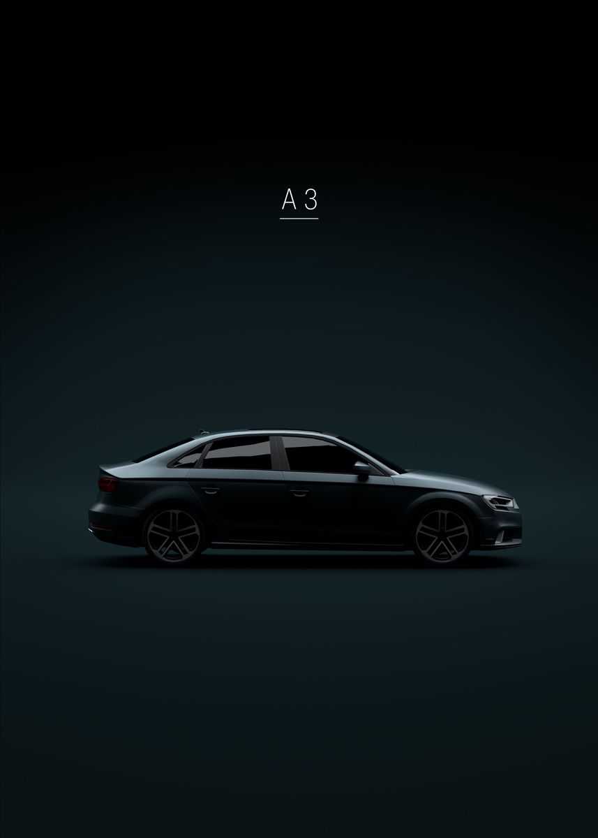 '2017 A3 Sedan' Poster by 21 MXM  | Displate