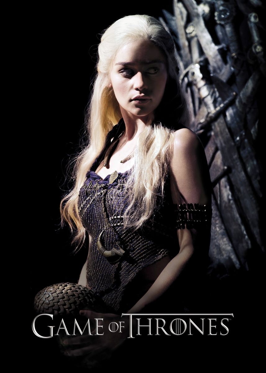 'Daenerys Targaryen' Poster by Game of Thrones  | Displate