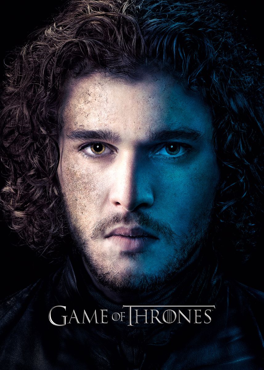 'Jon Snow' Poster, picture, metal print, paint by Game of Thrones ...