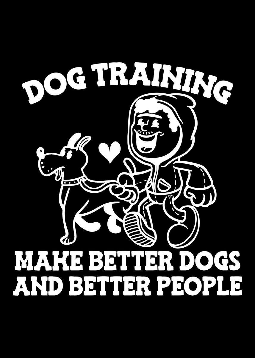 dog-trainer-poster-by-crazysquirrel-displate