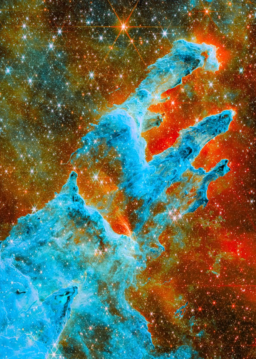 'Pillars of Creation' Poster by Mango Art Displate