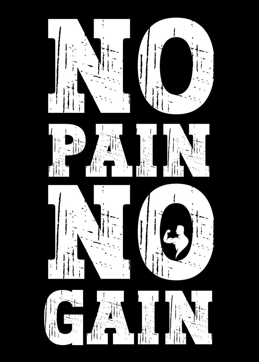 no pain no gain logo