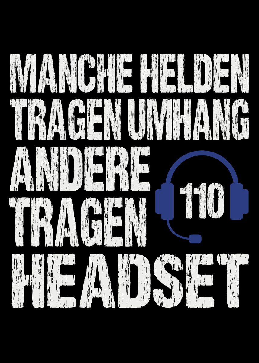 'Polizei Polizisten Spruch' Poster, picture, metal print, paint by