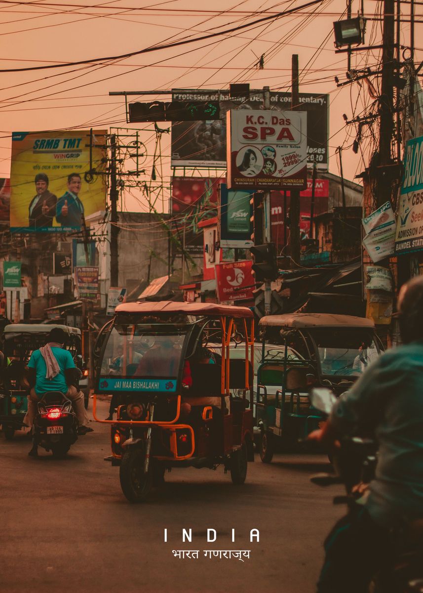 'India ' Poster, picture, metal print, paint by Explore Universe | Displate