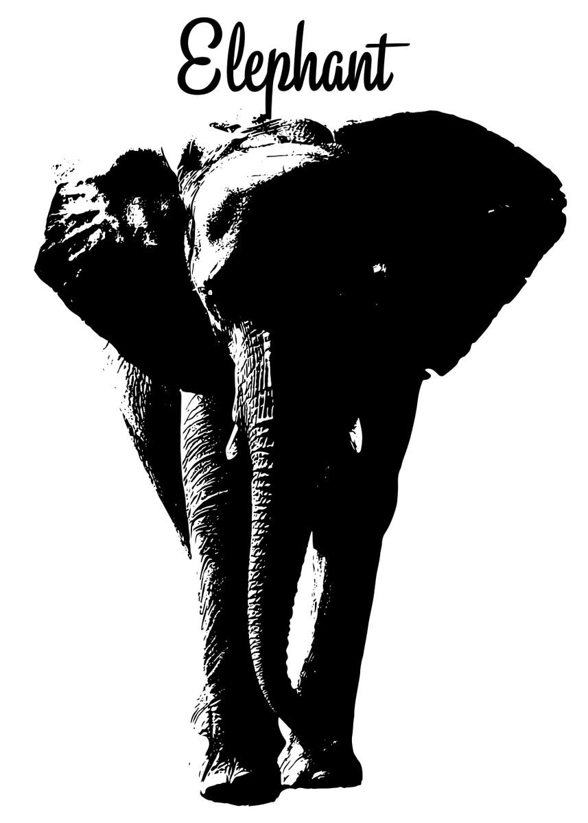 'Elephant' Poster by tona nguyen | Displate