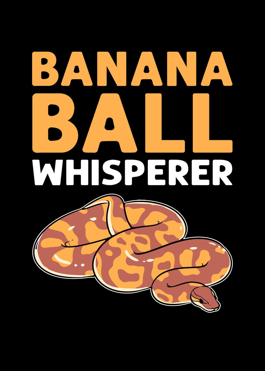 'banana Ball Whisperer' Poster By Fabian El Matador 