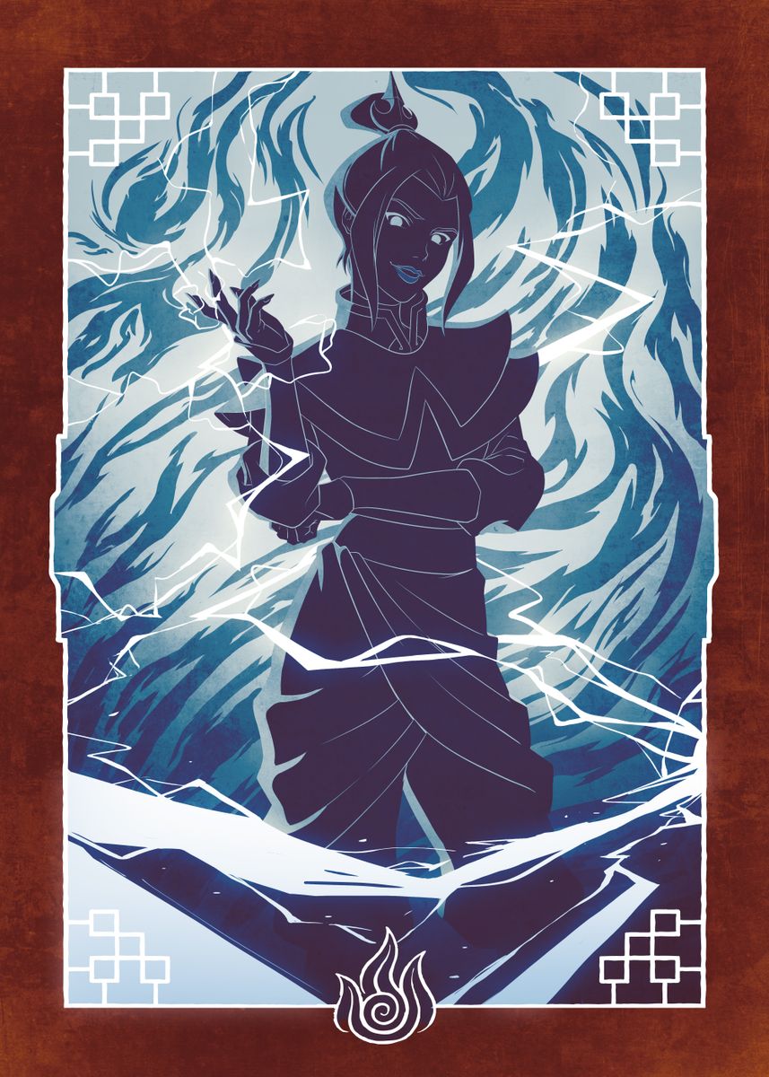 'Azula Fire Nation' Poster, picture, metal print, paint by Avatar: The ...