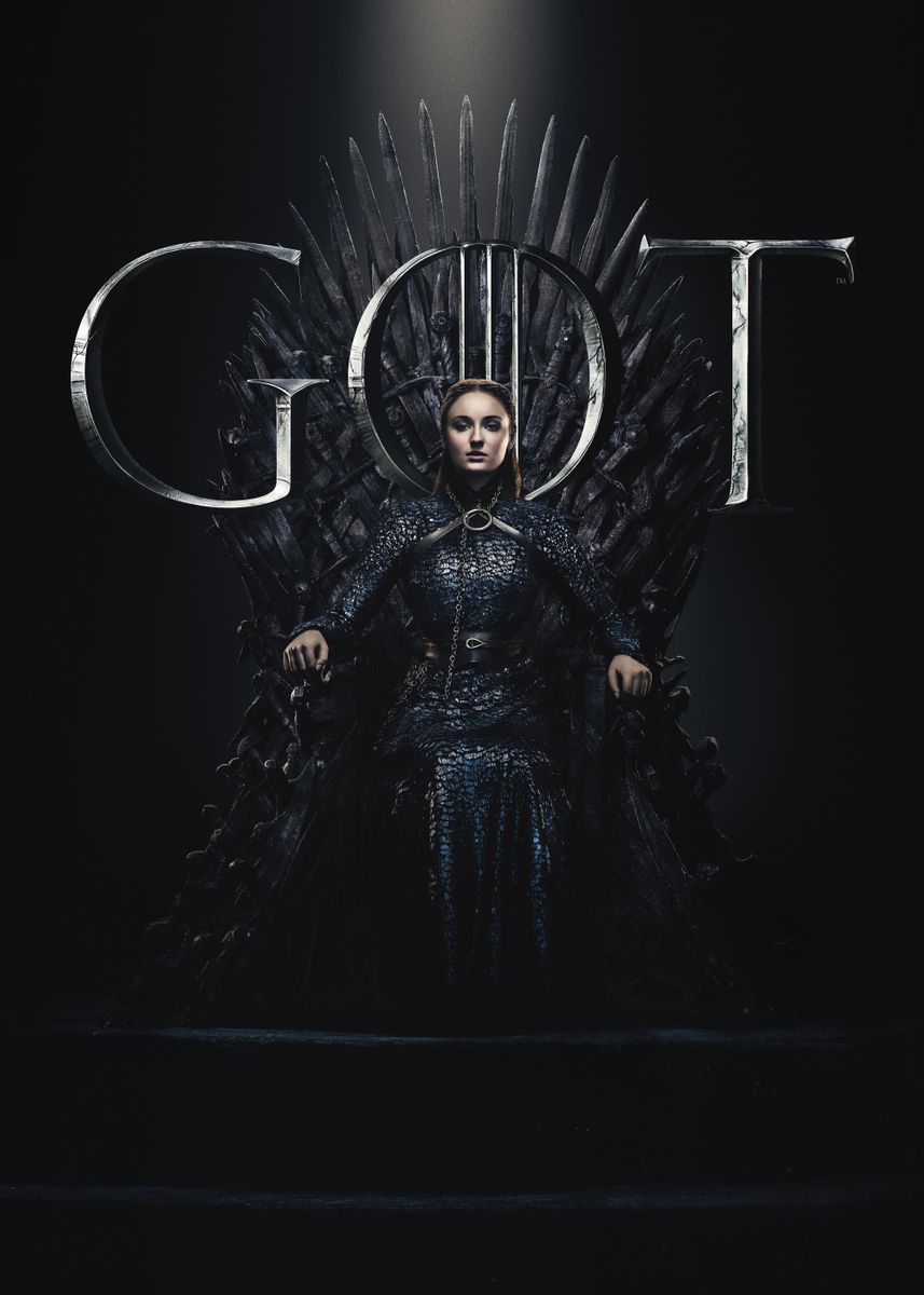 'Sansa Stark' Poster, picture, metal print, paint by Game of Thrones ...