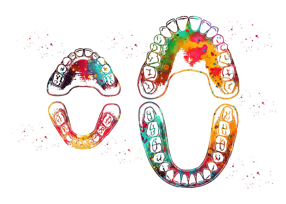 'Dental Art' Poster by Erzebet Prikel Displate